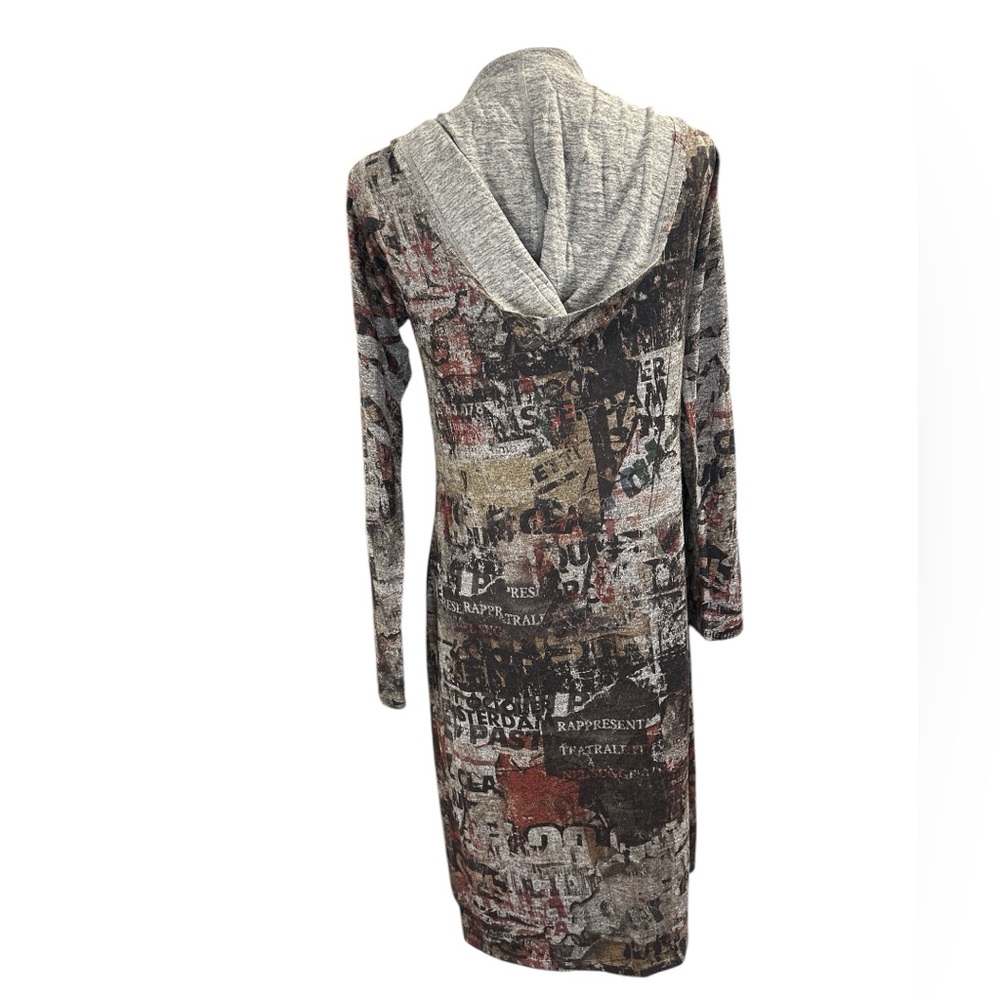 Inoah Stylish Women's Long Sleeve Printed Cardigan - Picture 2 of 7